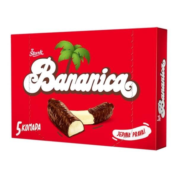 Čokolada ŠTARK Bananica 125g  0