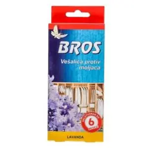 Bros vešalica protiv moljaca sa mirisom lavande 1kom