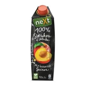 Next Voćni sok Premium breskva 100% 1l