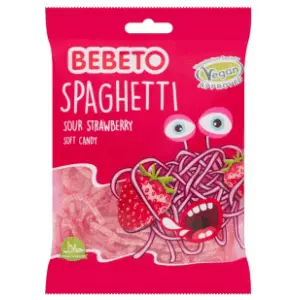 Bebeto Gumene bombone Spaghetti jagoda 80g