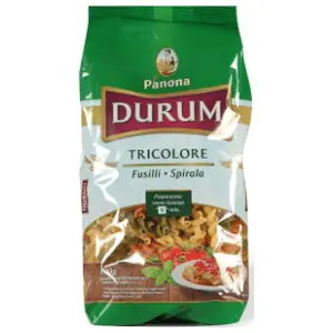 Panona Makarone Durum tricolore fusili 400g