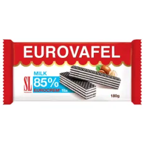Swisslion Napolitanke Eurokrem milk 85% fila 180g