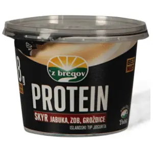 Z Bregov Protein Skyr jabuka ovas grozdje 200g