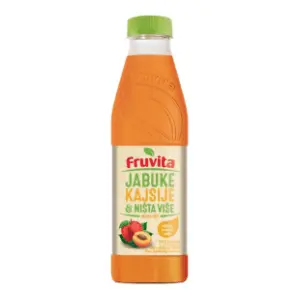 Fruvita Voćni sok 100% jabuke kajsije i ništa više 750ml
