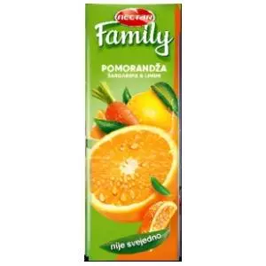 Nectar Voćni sok Family pomorandža šargarepa limun 1,5l