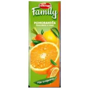 Nectar Voćni sok Family pomorandža šargarepa i limun 1,5l