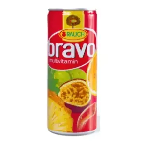 Rauch Voćni sok Bravo multivitamin limenka 250ml